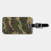 ダスティグリーン迷彩柄 ラゲッジタグ (正面横)