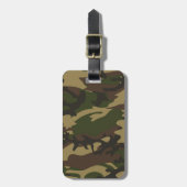 ダスティグリーン迷彩柄 ラゲッジタグ (正面縦)