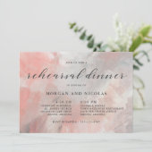 ダスティコーラルモダン抽象芸術リハーサルディナー 招待状 (スタンド正面)