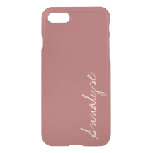 ダスティシダーウォームバラピンク無地のカラーカスタム