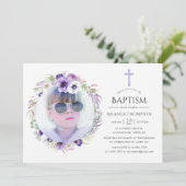 ダスティスバイオレットフローラバプテスマ 招待状 (スタンド正面)