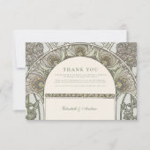 ダスティセージアールヌーボー結婚ズ サンキューカード (正面)