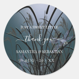 ダスティティール(緑がかった色)トンフライサンキュー ラウンドシール