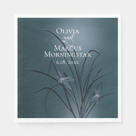 ダスティティール(緑がかった色)トンフライ スタンダードランチョンナプキン