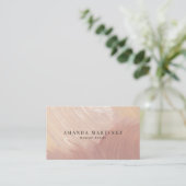 ダスティテラコッタ筆跡ソーシャルメディア 名刺 (スタンド正面)