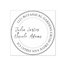 ダスティネイビーブルーピンクハイビスカス開花ウェディングシャワー ラバースタンプ