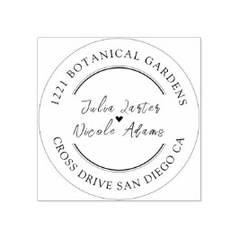 ダスティネイビーブルーピンクハイビスカス開花ウェディングシャワー ラバースタンプ