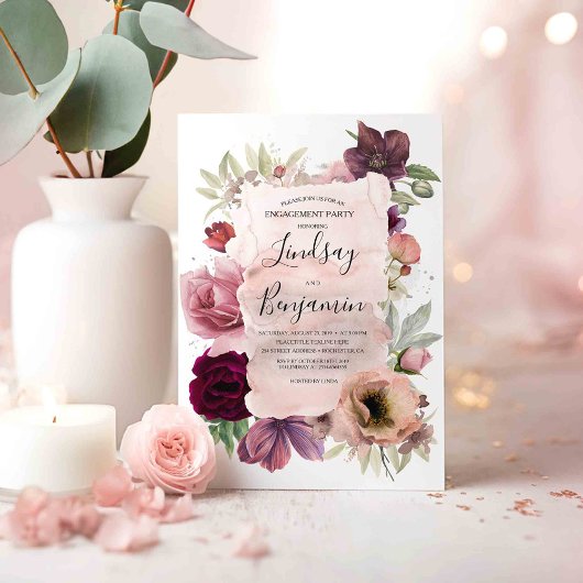 ダスティバラとブルゴーニュフローラ婚約パーティ 招待状