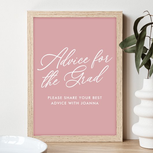 ダスティバラアドバイスのためのグラッドサイン ポスター