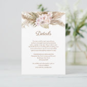 ダスティバラオーキッドパンパスグラス金ゴールドアーチ詳細E エンクロージャーカード (スタンド正面)