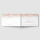 ダスティバラグリッターブライダルシャワーゲストブック ゲストブック (全面)