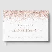 ダスティバラグリッターブライダルシャワーゲストブック ゲストブック (正面)