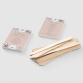 ダスティバラグレイフローラダイヤモンド結婚式 プログラム ハンドファン (組立なし)