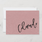 ダスティバラコロラドパスポートサンキューカード サンキューカード (裏面)