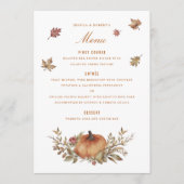 ダスティバラサリサートカボチャ紅葉メニュー メニュー (正面)