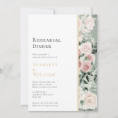 ダスティバラセージモダンのリハ結婚ーサルディナー 招待状 (正面)