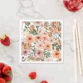 ダスティバラテラコッタフローラ スタンダードカクテルナプキン (インサイチュ)