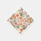 ダスティバラテラコッタフローラ スタンダードカクテルナプキン (角)
