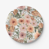 ダスティバラテラコッタフローラ ペーパープレート (正面)