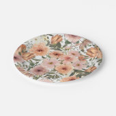 ダスティバラテラコッタフローラ ペーパープレート (アングル)