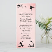 ダスティバラバレエダンス結婚式招待状 招待状 (スタンド正面)