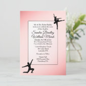 ダスティバラバレエダンス結婚式招待状 招待状 (スタンド正面)