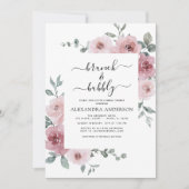 ダスティバラピンクブランチ&バブリーブライダルシャワー 招待状 (正面)