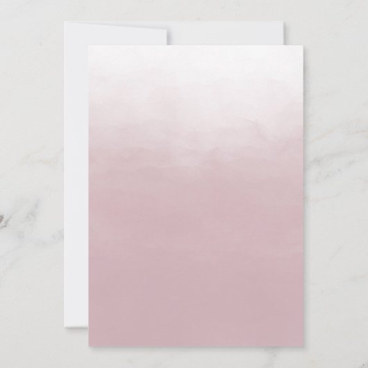 ダスティバラピンク赤面ガールズ13thバースデーパーティー 招待状 (裏面)