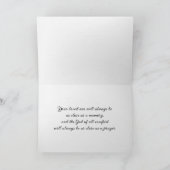 ダスティバラフローラブーケ悔やみや弔慰 カード (内部)