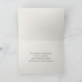 ダスティバラフローラブーケ悔やみや弔慰 カード (内部)