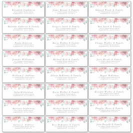 ダスティバラフローラ個人ゲスト住所 シール