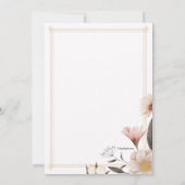 ダスティバラブライダルシャワー 招待状 (裏面)