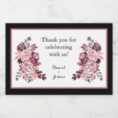 ダスティバラブルゴーンディーフェイスミニワイきらめくンラベ スパークリングワインラベル (シングルラベル)