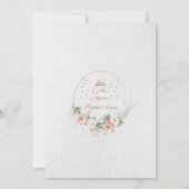 ダスティバラホワイトフローラミカンスキンセアニラ 招待状 (裏面)