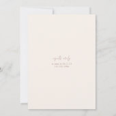 ダスティバラボヘミアンブライダルシャワー招待 招待状 (裏面)