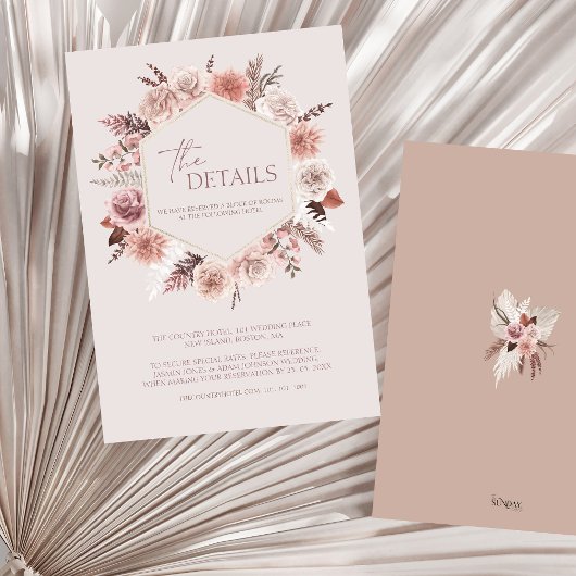 ダスティバラボホパンパ結婚スフローラズ詳細 エンクロージャーカード