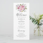 ダスティバラマウヴ素朴フローラウォーター結婚カラー プログラム (スタンド正面)