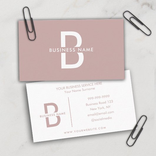 ダスティバラミニマルモダンプロフェッショナル 名刺