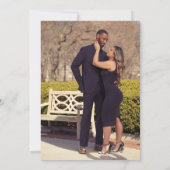 ダスティバラミニマル結婚式招待状テンプレート 招待状 (裏面)