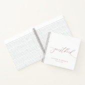 ダスティバラミニマ結婚リストのゲストブックノートブック ノートブック (内部)