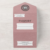 ダスティバラメキシコ結婚パスポート オールインワン招待状 (外側)