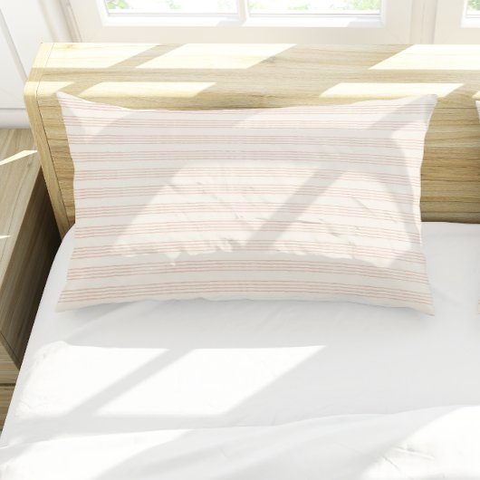 ダスティバラモダンミニマルストライプリストBoho 枕カバー