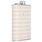 ダスティバラモダンモノグラム名ボホストリップ フラスク (右)