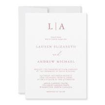 ダスティバラモノグラムシンプルミニマル結婚リスト