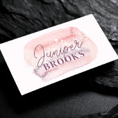 ダスティバララベンダーソーシャルメディアQRコードグリッター 名刺