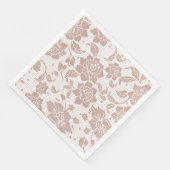 ダスティバラレースエレガントヴィンテージ紙ナプキン (コーナー)