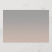 ダスティバラレースフォト結婚式招待状 招待状 (裏面)