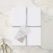 ダスティバラレース結婚ロマンチック ギフトタグ (より糸付き)