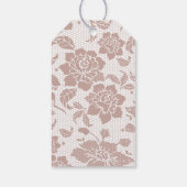 ダスティバラレース結婚ロマンチック ギフトタグ (裏面)