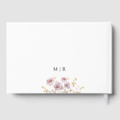 ダスティバラワイルドフラワー結婚フローラズゲストブック ゲストブック (裏面)